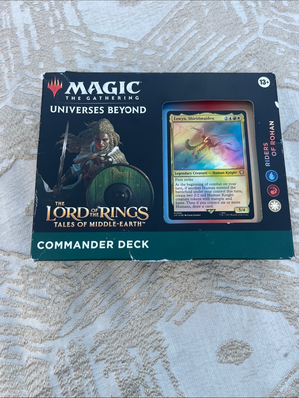 Magic The Gathering Lord of the Rings Commander Deck Rides Of Rohan